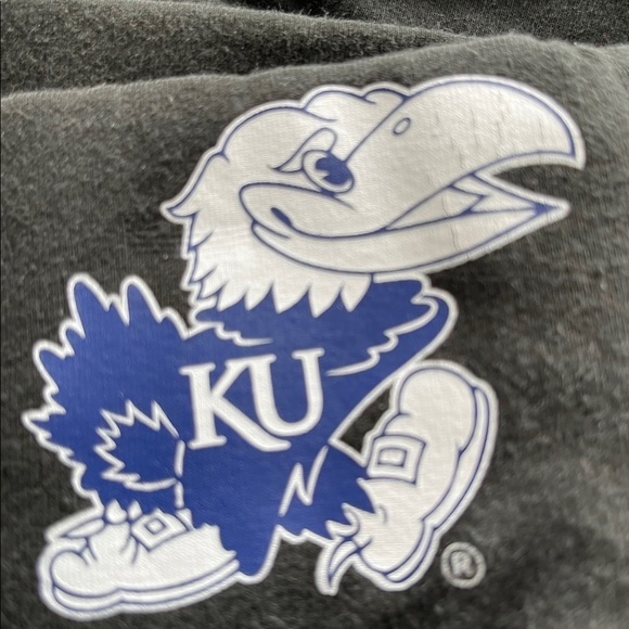 Jayhawks Kansas University JayHawks Pink by Victoria secret Capris size medium - Picture 6 of 14